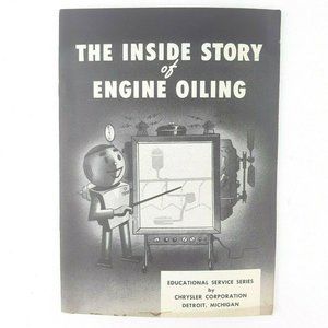 Vintage Chrysler Inside Story Engine Oiling Educational Service Series Booklet